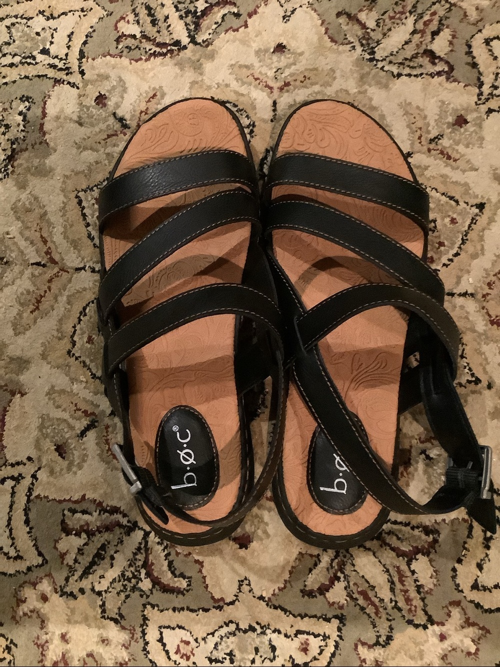 BOC black sandals NWOT